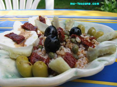 onsalata di farro